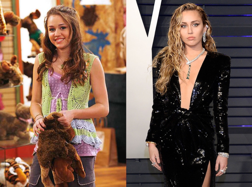 Miley Cyrus, Hannah Montana, Then and Now